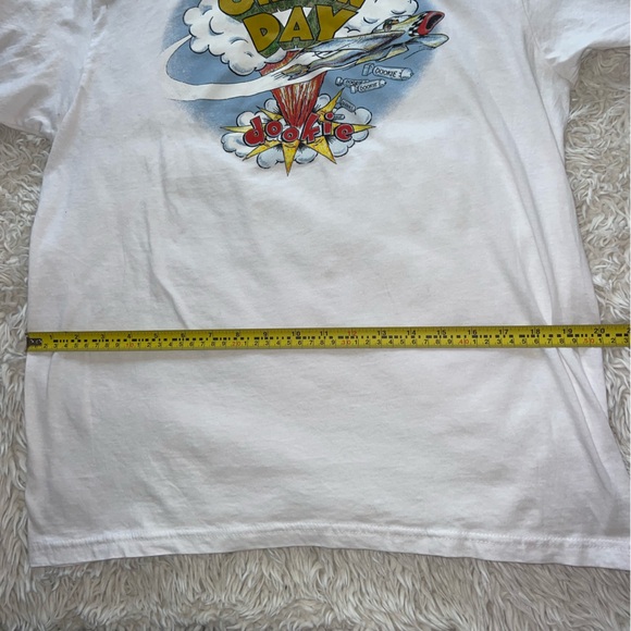 Green Day Dookie Band Shirt White - Picture 7 of 8